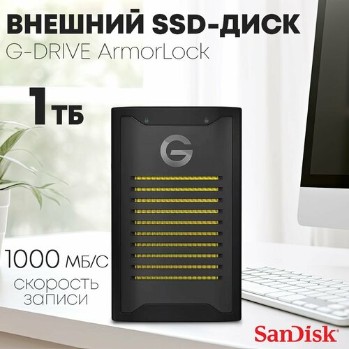 SSD-диск SanDisk Professional G-DRIVE ArmorLock SSD 1TB черный