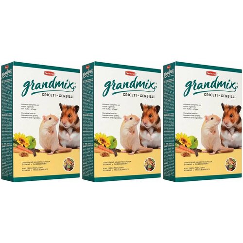 Padovan Корм для хомяков и песчанок, 400 г, 3 уп padovan criceti grandmix rodent seed 1 kg