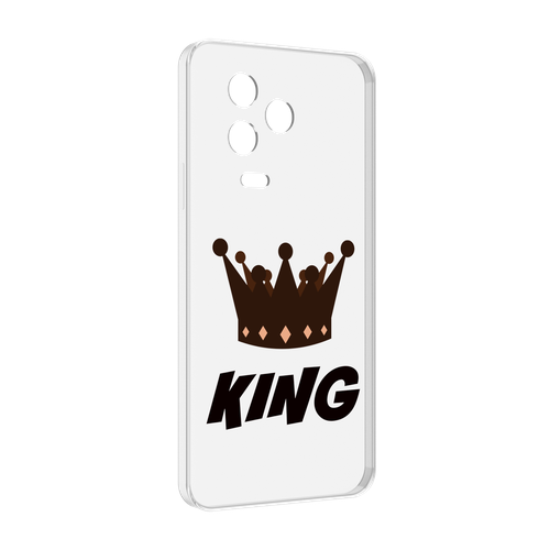 Чехол MyPads корона-короля-черный для Infinix Note 12 2023 (X676C) задняя-панель-накладка-бампер чехол mypads корона короля черный для infinix note 12 i x667 задняя панель накладка бампер