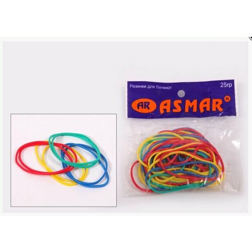 Резинка для банкнот цветная 25г d-60мм NEW 333₽