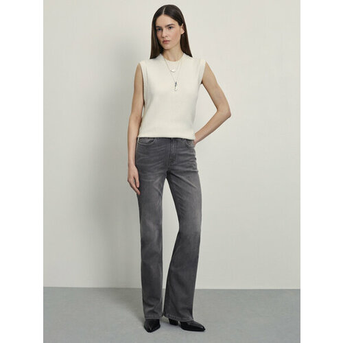 фото Джинсы zarina, размер l (ru 48)/170, серый