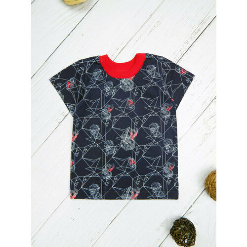 фото Футболка babymaya, размер 30/104, синий