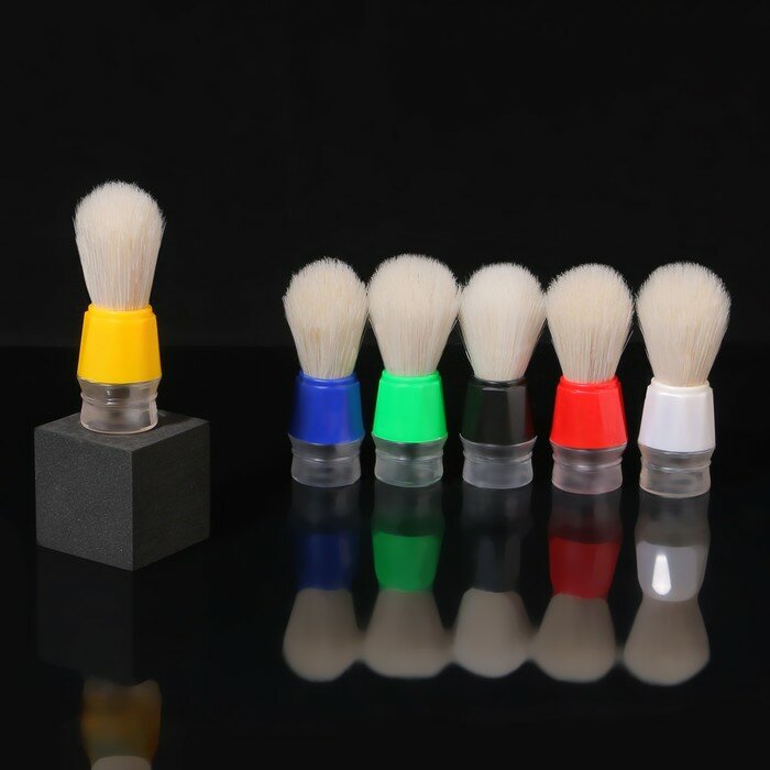 Помазок для бритья, пластиковый, цвет микс (арт. 1716586)