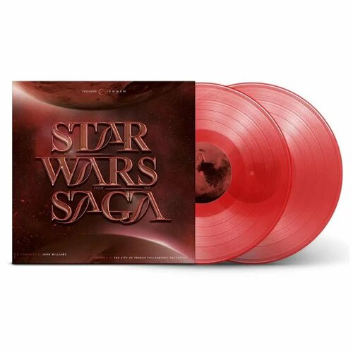 THE CITY OF PRAGUE PHILHARMONIC ORCHESTRA - MUSIC FROM THE STAR WARS SAGA (2LP transluent red) виниловая пластинка