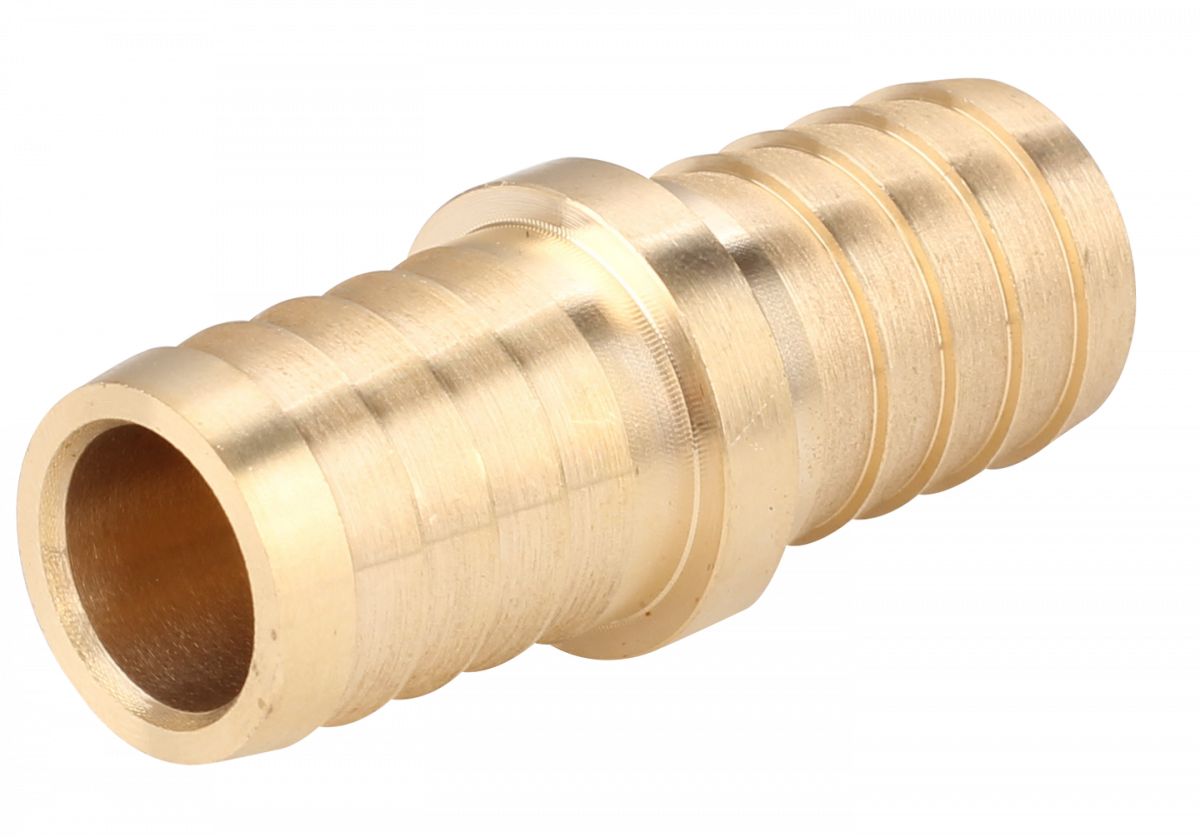 Соединитель шланга латунь 10 мм Gappo G1236.10