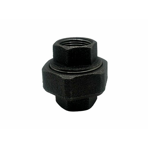 Разъемное соединение коническое, черное, чугунное, ATUSA арт. 340, ВР, 1/2