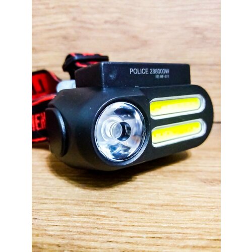 фото Фонарь налобный с аккумулятором nf-611 dual light