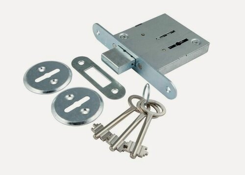 Изображение товара Замок врезной сувальдный 1 ригельный Зенит ЗВ8-4.1