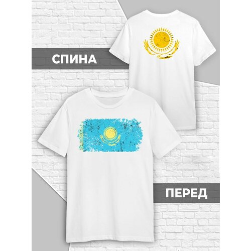 фото Футболка, размер 6xl (62-64), белый printech