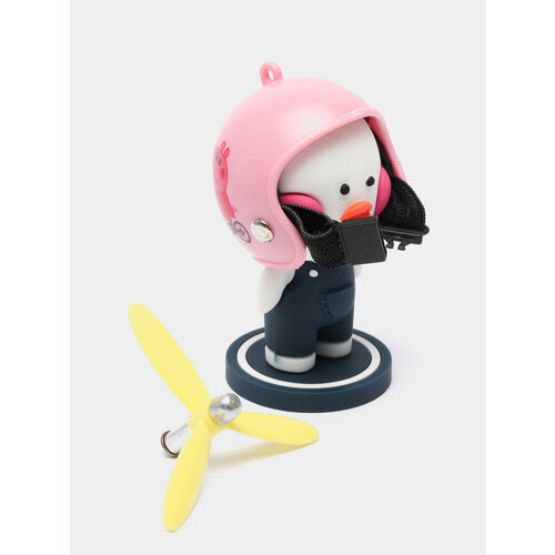 Утка лалафанфан в шлеме в машину утка в шлеме игрушка в машину велосипед Цвет Розовый 599₽