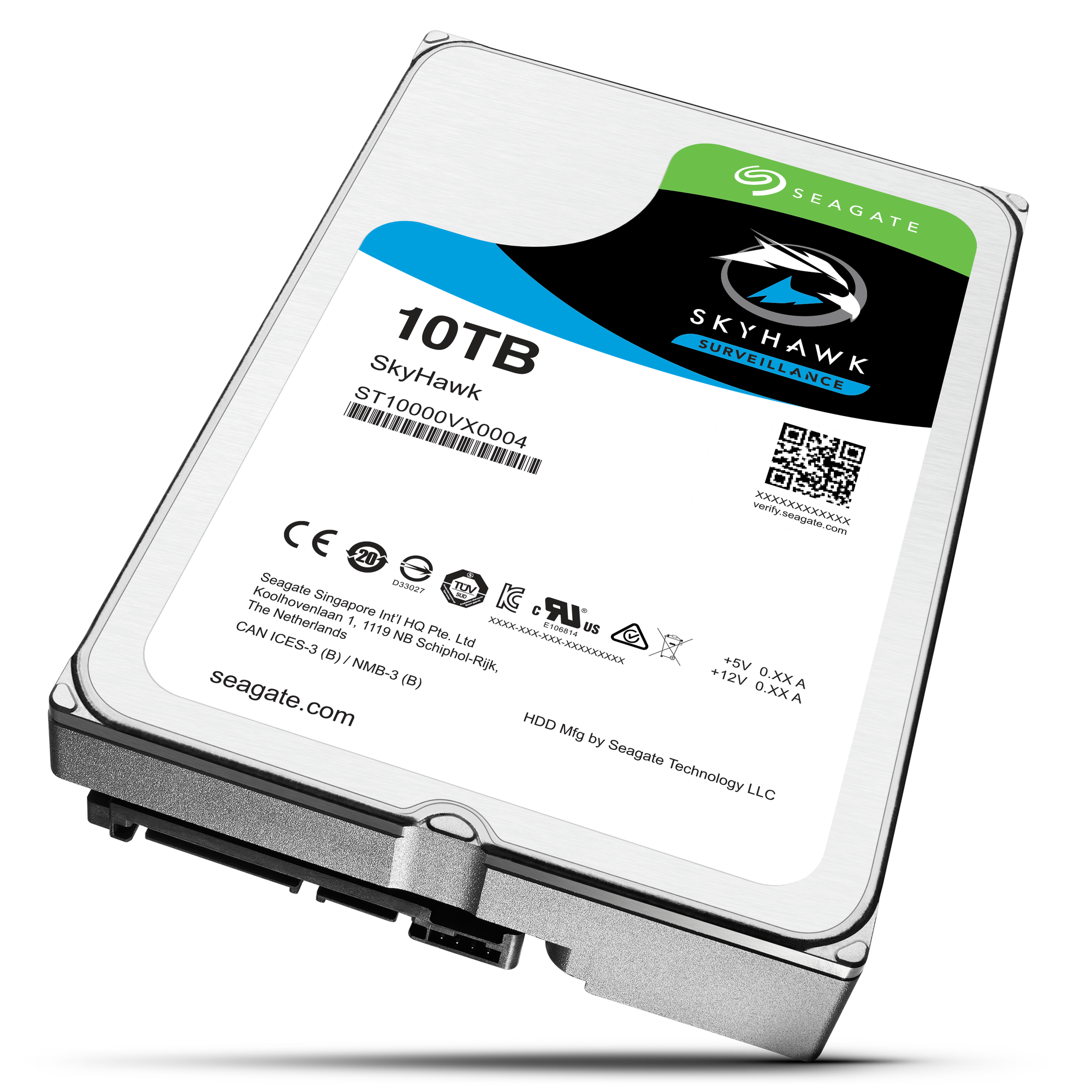 Жесткий диск SEAGATE Skyhawk , 10Тб, HDD, SATA III, 3.5" - фото №15