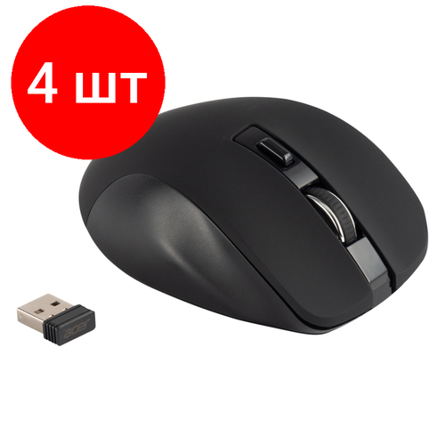 комплект 2 штук мышь компьютерная acer omr140 black 1600dpi wireless usb zl mceee 00g Комплект 4 штук, Мышь компьютерная Acer OMR140 black (1600dpi) wireless USB(ZL. MCEEE.00G)