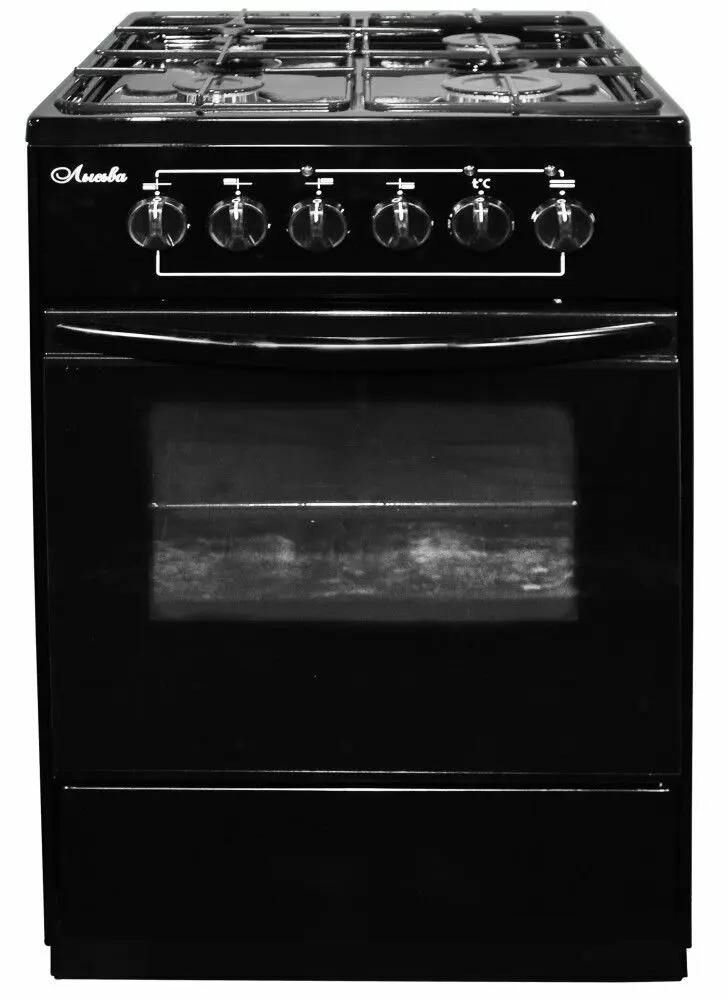 Газовая плита Лысьва ЭГ 401-2у, электрическая духовка, черный