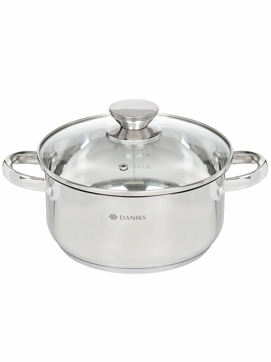 фото Кастрюля со стеклянной крышкой Оптима, 3,1л