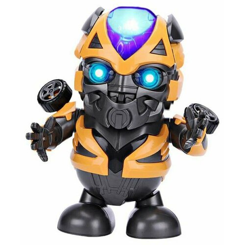 Интерактивный Танцующий робот-трансформер БамблБи / Dance Hero / свет, звук, движение