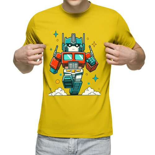 фото Футболка us basic, размер xl, желтый