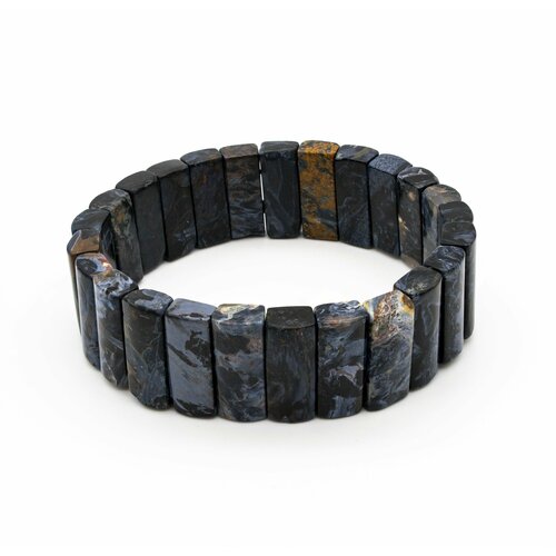 фото Браслет, размер 18.3 см, диаметр 5.8 см, коричневый, черный страна камней