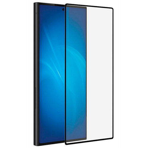 Защитное стекло DF для Samsung Galaxy S24 Ultra Full Screen + Full Glue Black Frame sColor-144 черный