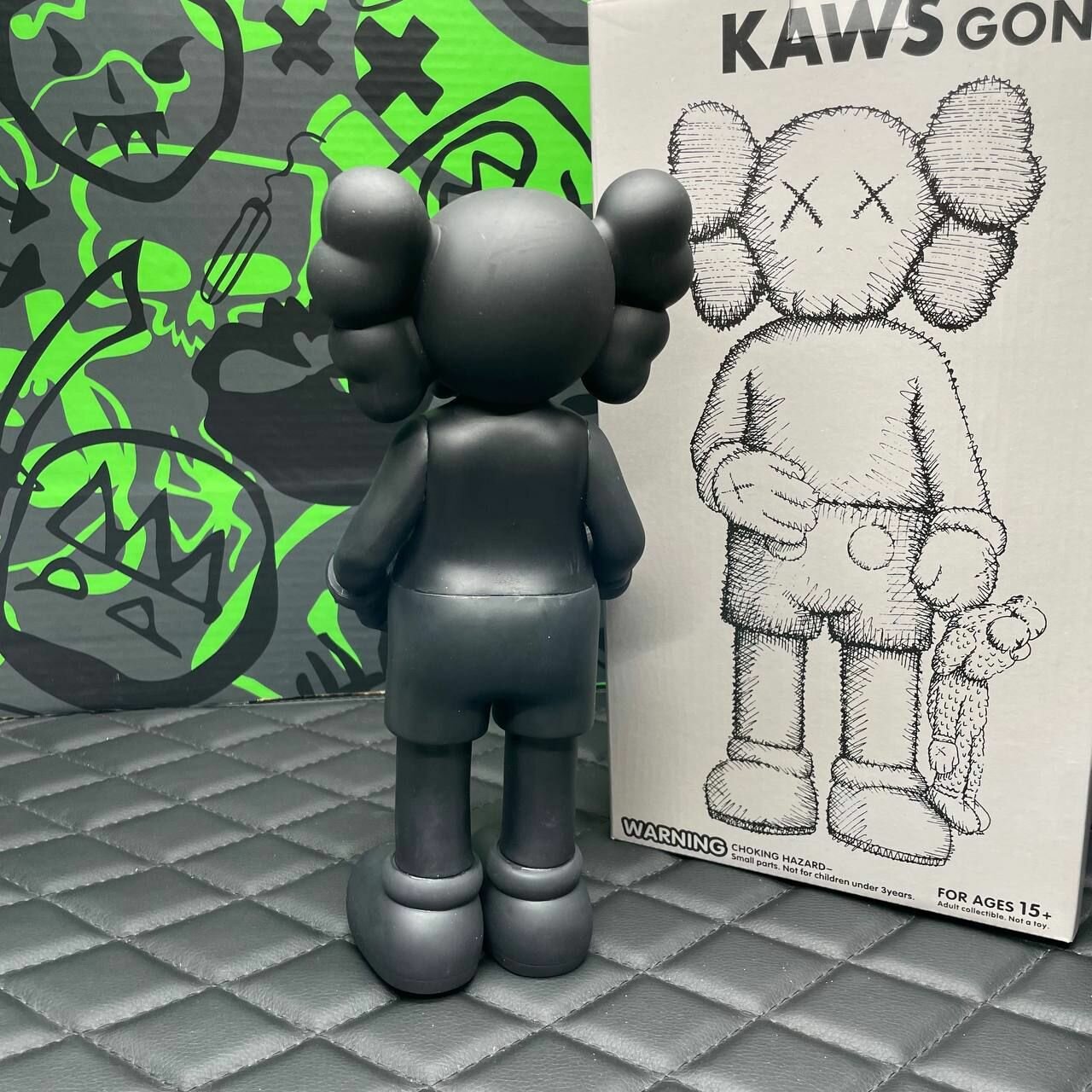 Игрушка фигурка Kaws 30см Деньги Черный — фото 1