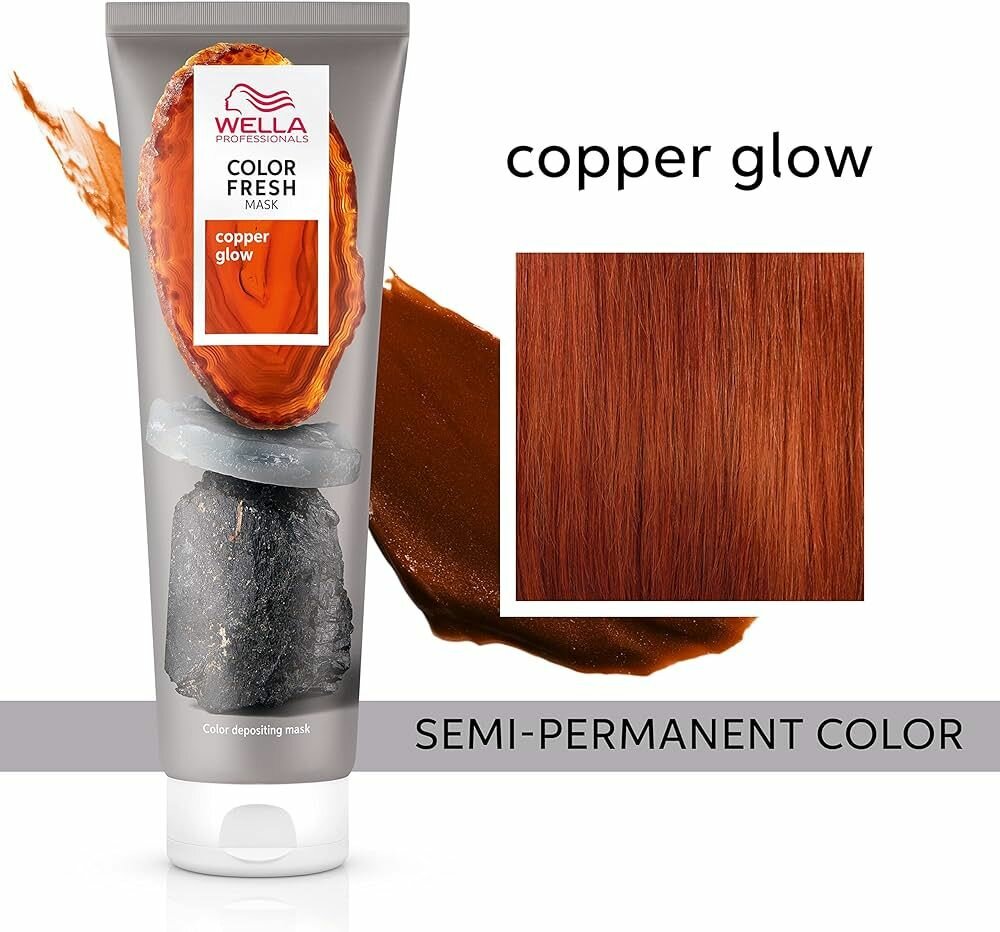 Wella Color Fresh Copper Glow - Оттеночная маска 150 мл