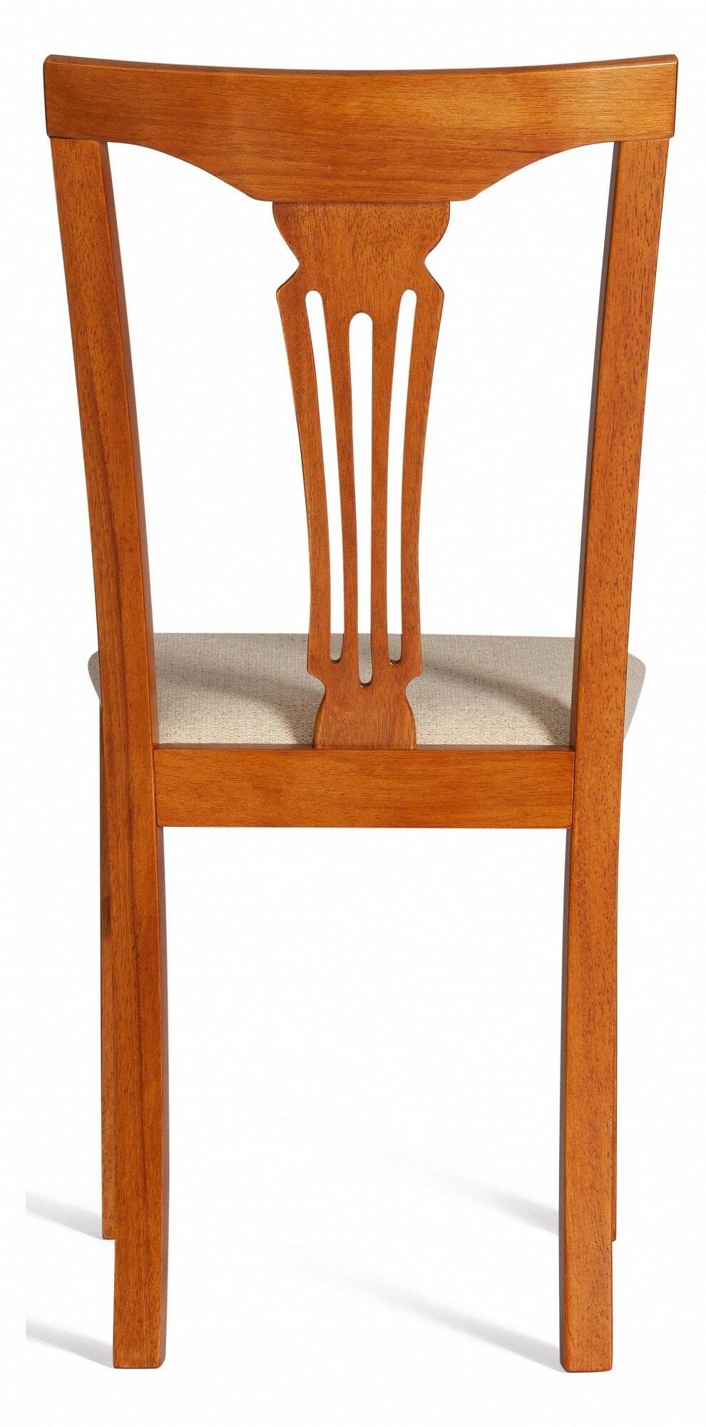 Комплект стульев со спинкой для кухни с мягким сиденьем TetChair Hermes, массив, ткань, 2 шт, Espresso - фото №9