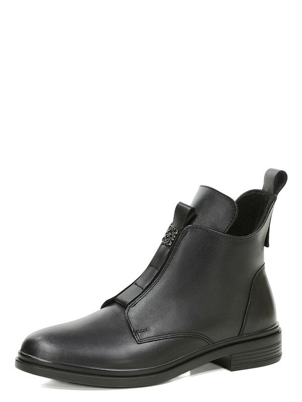 фото Ботинки женские Marko бордовые на низком каблуке 42 размер