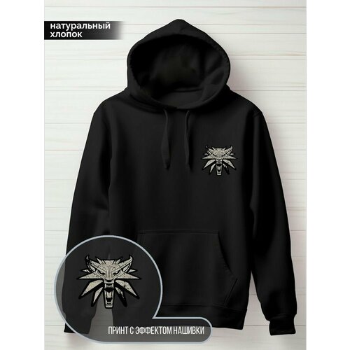 фото Худи hypnotica, размер 2xs, черный