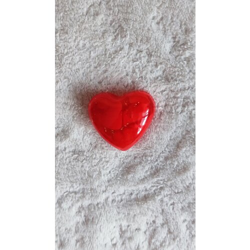 Магнит «Сердечко красное объемное»