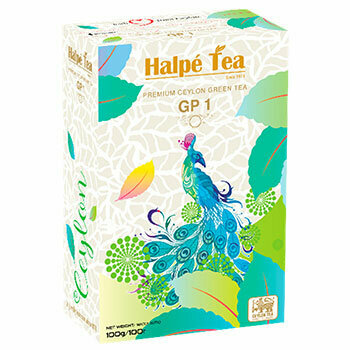 Чай зеленый байховый Ган Паудер GREEN TEA 100г (весовой) HALPE TEA