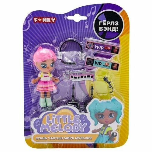 Набор с куклой Funky Toys Адель, с музыкальными аксессуарами