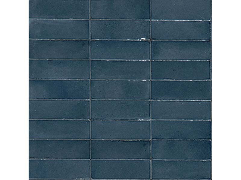 фото Керамогранит MARAZZI RICE Blu lux M96R 5x15, синяя глянцевая