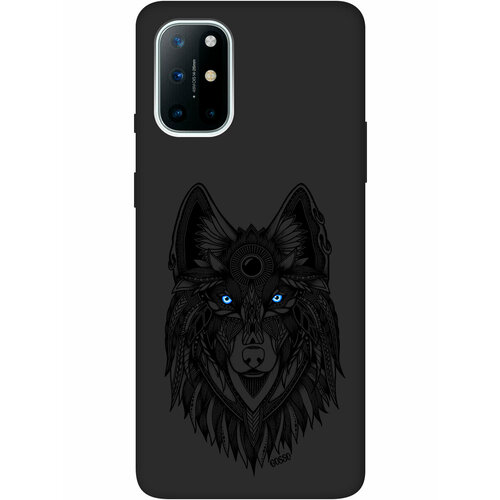 Матовый Soft Touch силиконовый чехол на OnePlus 8T, ВанПлюс 8Т с 3D принтом Grand Wolf черный матовый soft touch силиконовый чехол на oneplus 8t ванплюс 8т с 3d принтом chaos w черный