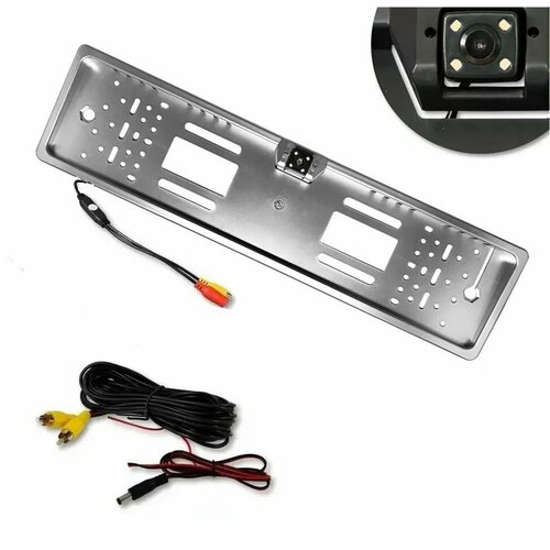 Камера заднего вида в рамке номерного знака для автомобиля 2599₽