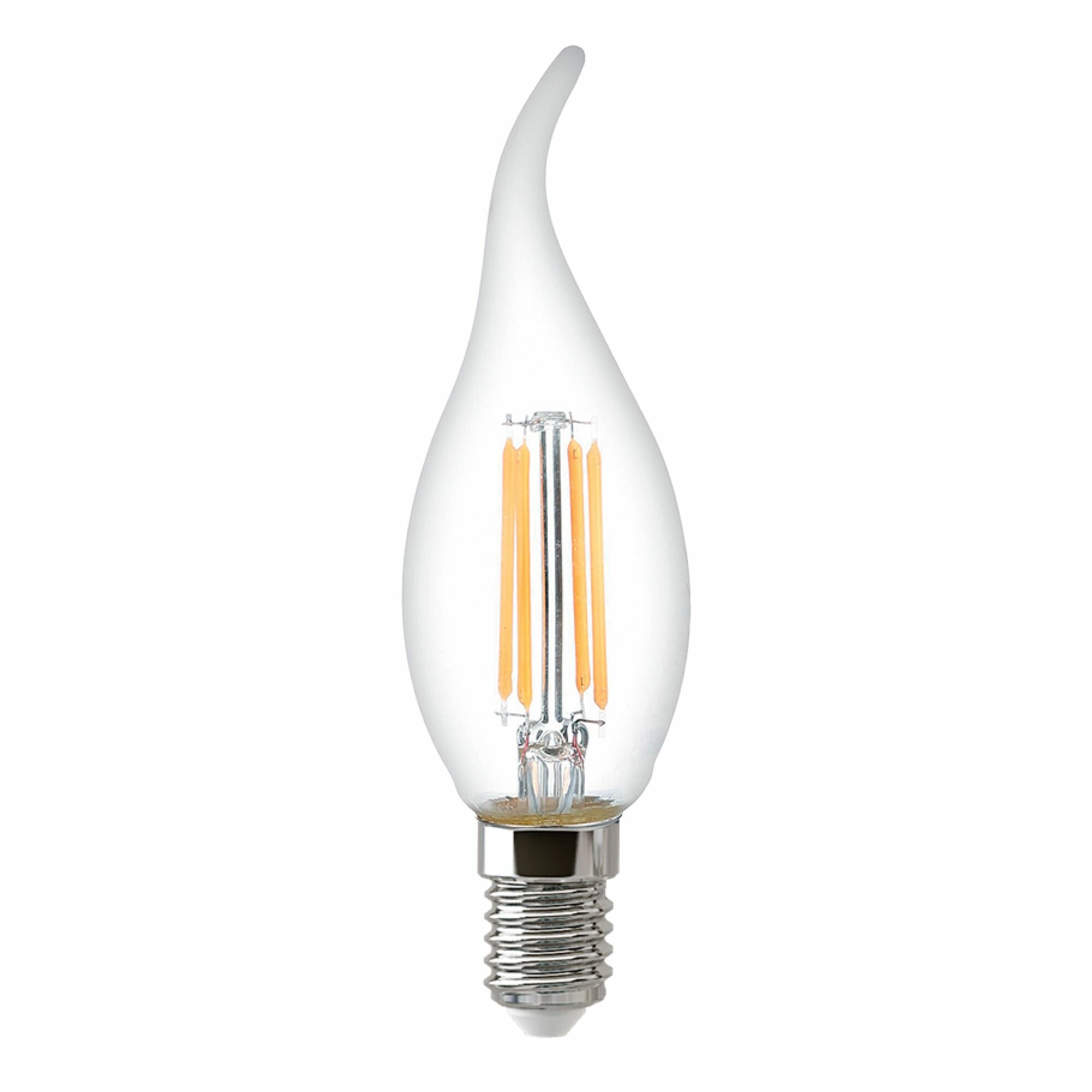 Лампочка Thomson филаментная TH-B2335 5 Вт, E14, 6500K, свеча на ветру, холодный белый свет