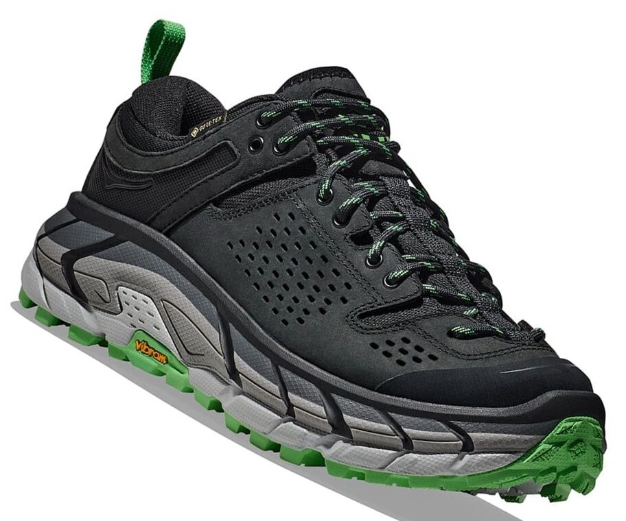 фото Кроссовки unisex Hoka TOR ULTRA LO черно-салатовый 8/9