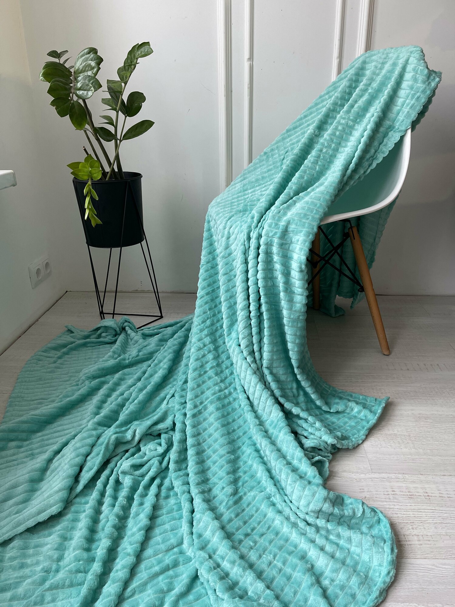 фото Плед/Покрывало/Кубики/Евро/200х220см/Тёплое и мягкое