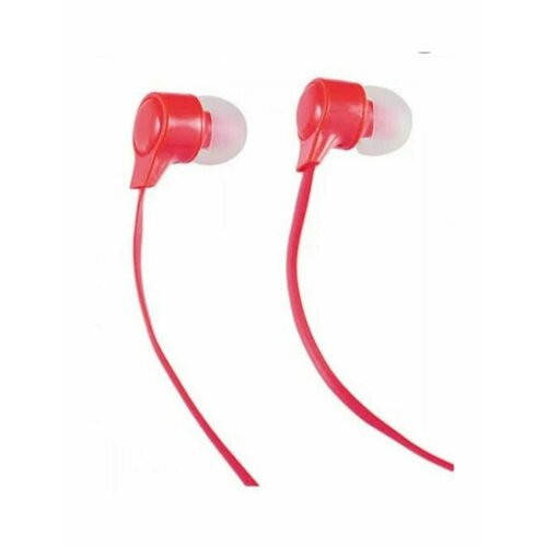 Наушники проводные PERFEO BASE красный 236₽