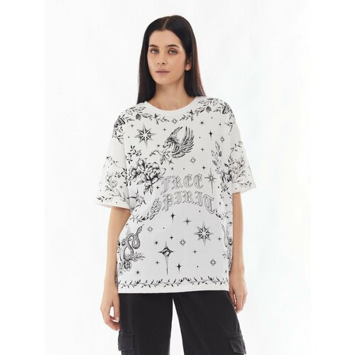 фото Футболка zolla, размер xs, белый