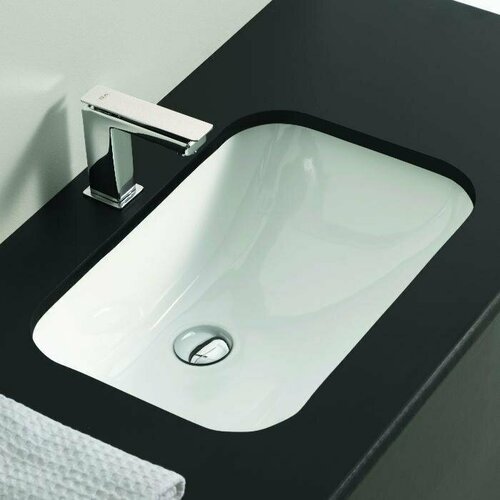 Раковина ARTCERAM WASHBASINS NTL001 01 00 bi*0 56 раковина artceram washbasins nettuno встраиваемая снизу 56х38 см без отв под смеситель без крепежа белый ntl001 01 00