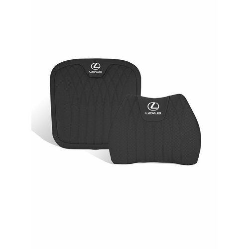 Подушки автомобильные Ё бренд черный