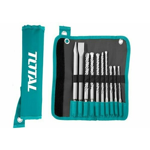 Набор буров и зубил SDS Plus 10шт TACSD19101 2034₽