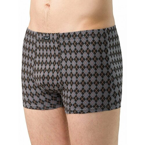 фото Трусы pelican из хлопка, размер 3xl (54), серый