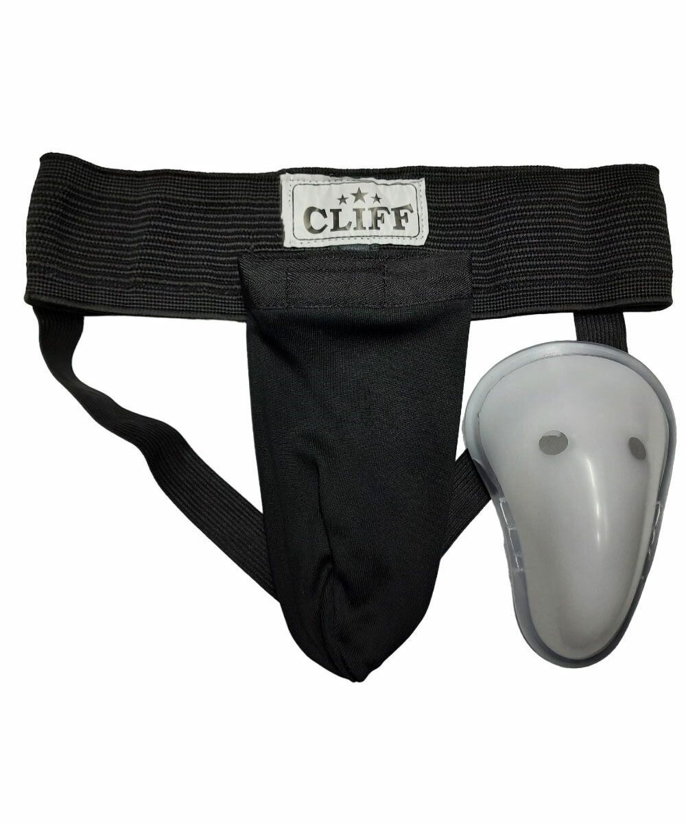 Защита паха Cliff - размер M / черная / кога, паховая защита, паховый бандаж, ракушка для единоборств