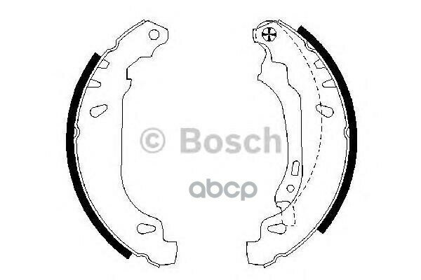 Колодки Тормозные Барабанные Bosch арт. 0986487556