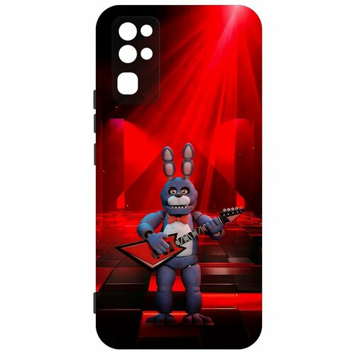 Чехол-накладка Krutoff Soft Case фнаф (FNAF) - Бонни с гитарой для Honor 30 черный чехол накладка krutoff soft case фнаф fnaf бонни с гитарой для honor x50i черный