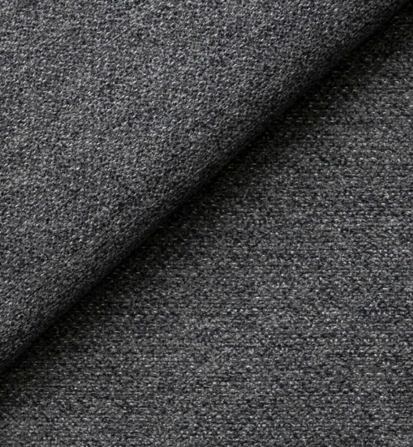 Мебельная Рогожка Polaris темно-серая Graphite 20 (1м) — фото 1
