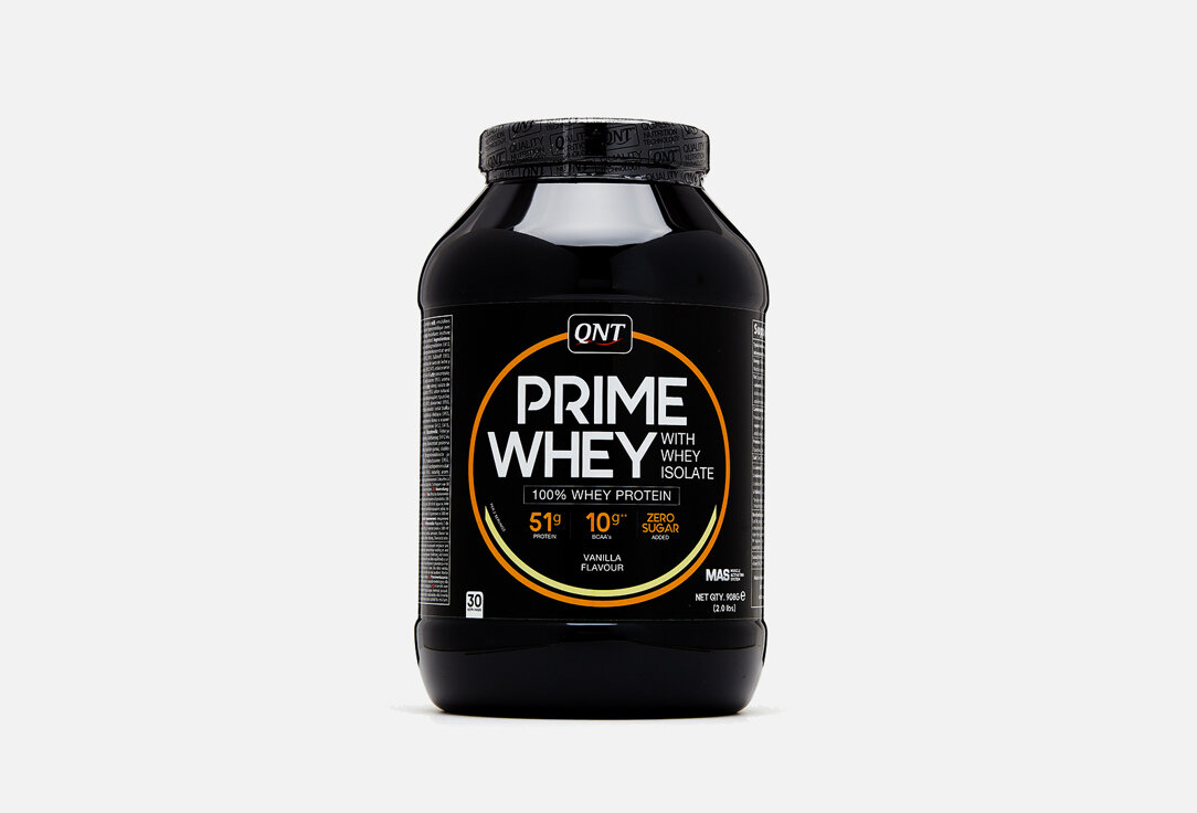 Протеин с ванильным вкусом QNT PRIME WHEY / вес 908 г
