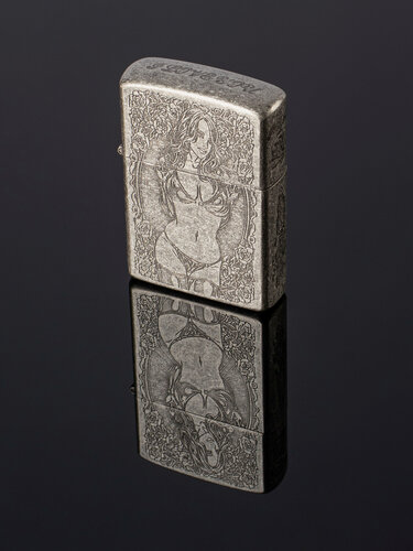 Изображение товара Зажигалка бензиновая подарочная "Искушение", Сhief, герметичная, подарок мужчине, не заправлена