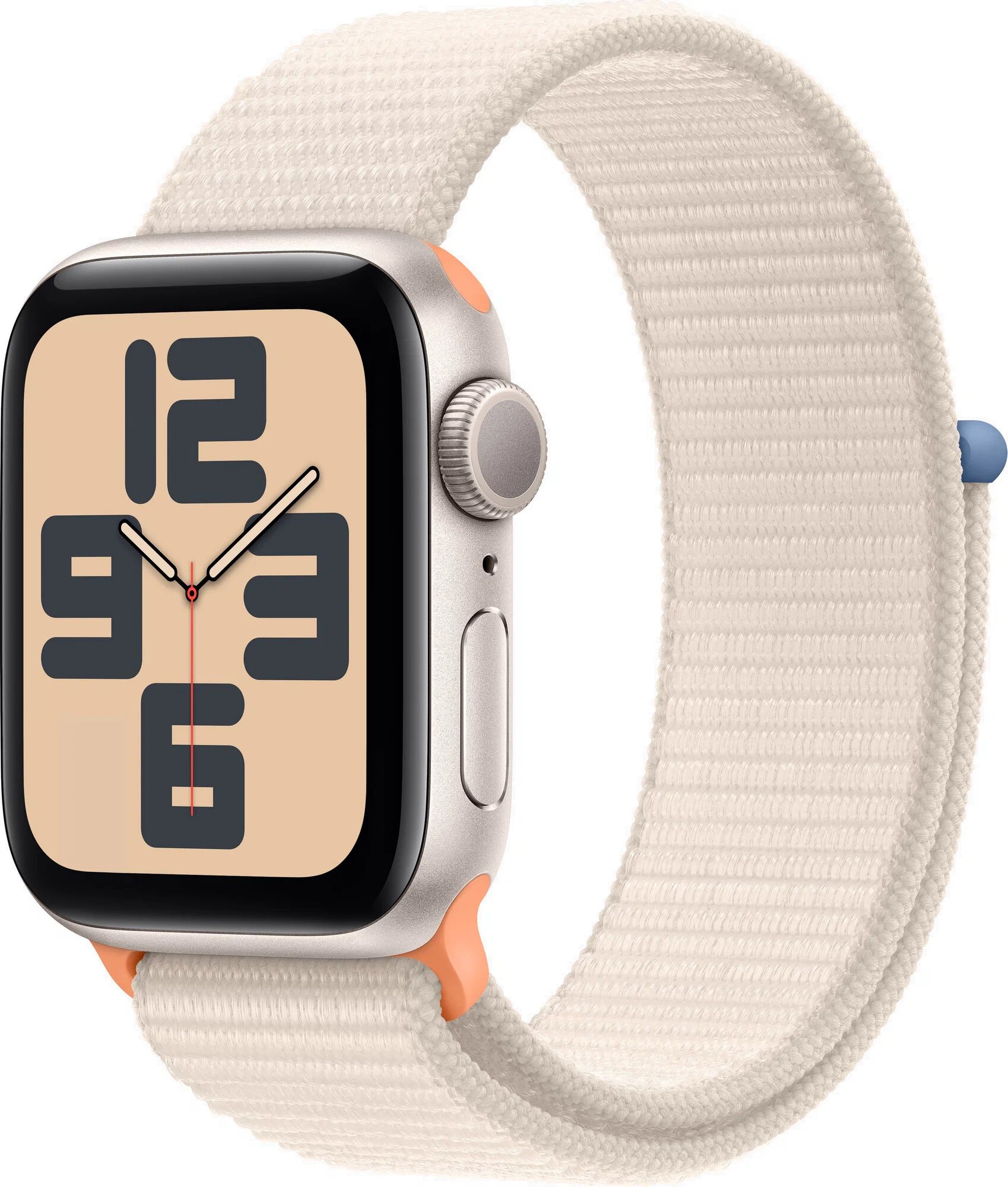 Умные часы Apple Watch Series SE Gen 2 2023 44 мм Aluminium Case GPS, Starlight Sport Loop, ONE SIZE (145-220)