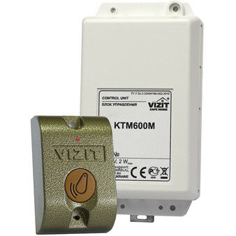 VIZIT-КТМ600M контроллер ключей TOUCH MEMORY до 670 ключей, управление замком, таймер